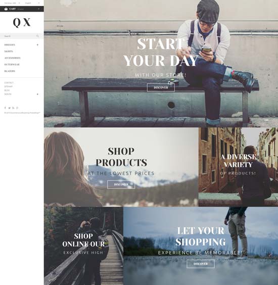 qx fashion prestashop theme