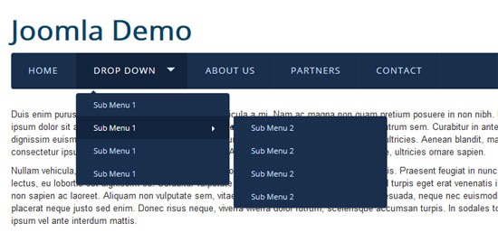 responsive menu module for joomla