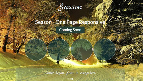season one page coming soon template 