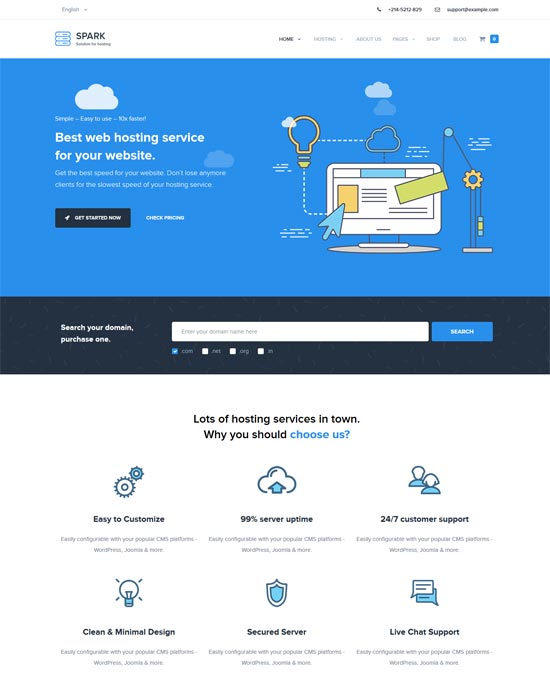 28 Best WordPress Hosting Themes 2023 - freshDesignweb