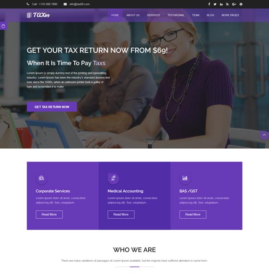 74 Best Financial Website Templates Free Premium FreshDesignweb