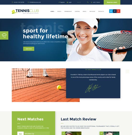 tennis-club-sports-site-template