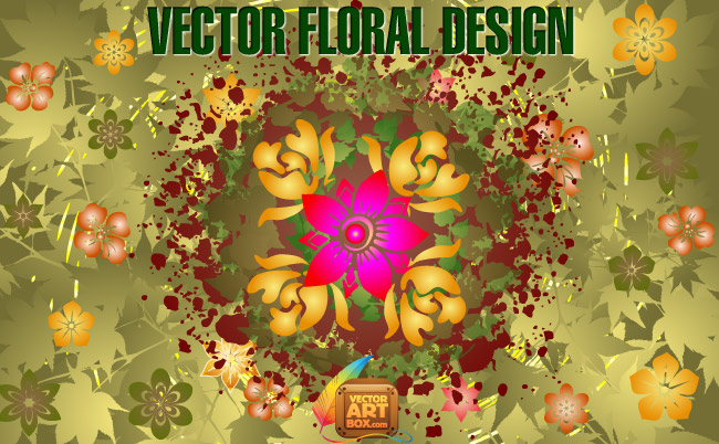 vector floral design