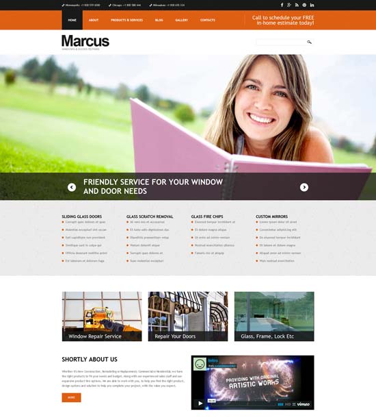 window door repairs joomla template