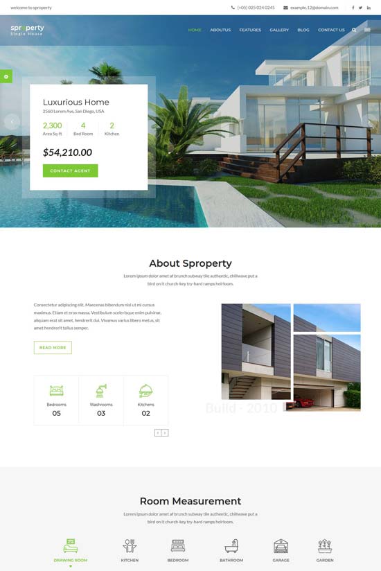 sproperty property real estate html template