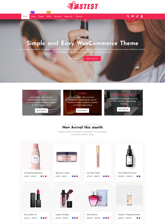 theme fastest wordpress shop