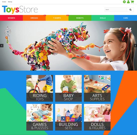 Toy Store Responsive PrestaShop Theme